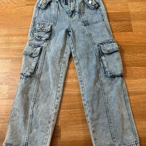SHEIN Blue Denim Kids Jeans
